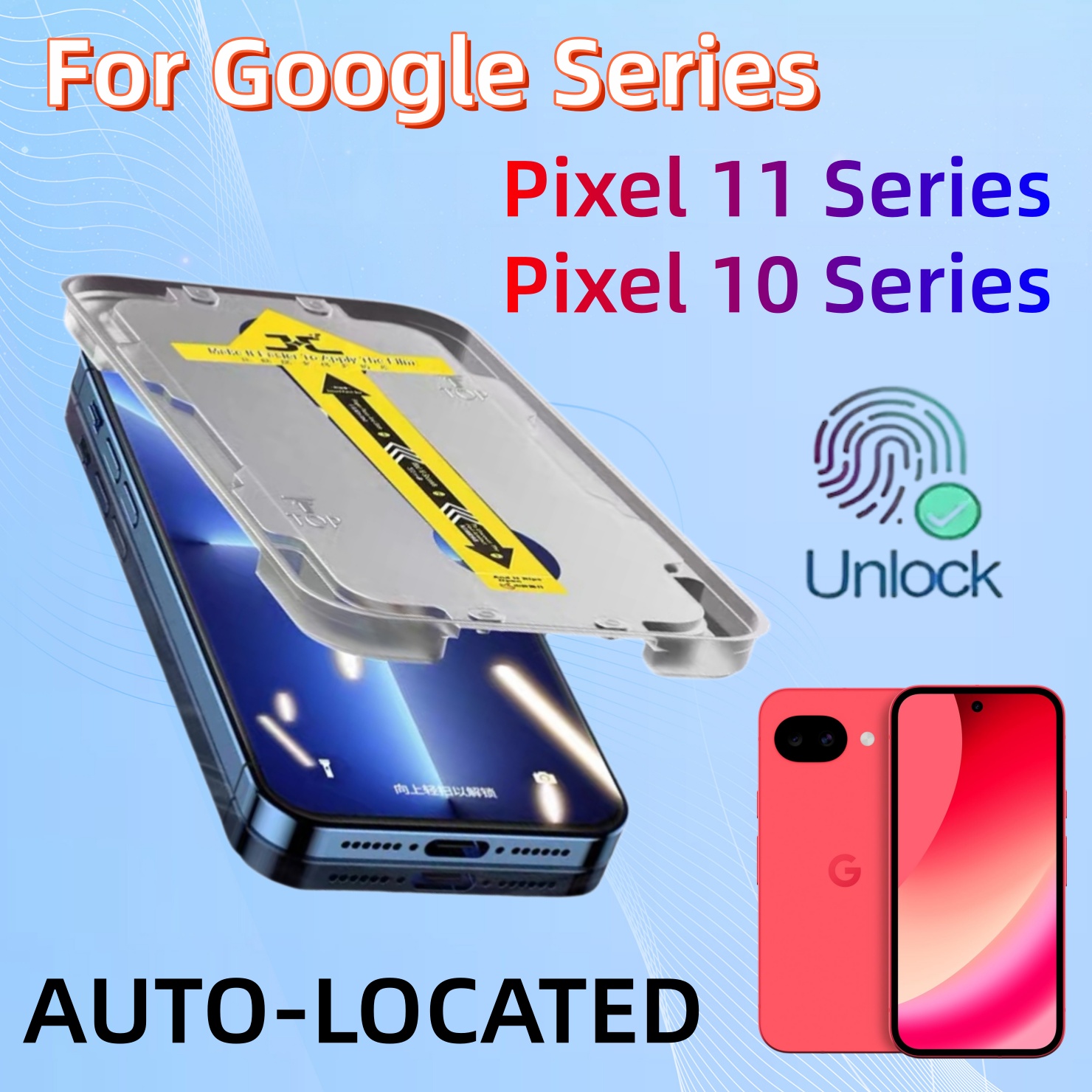 Google Pixel 9 - Pellicola Protettiva in Vetro Temperato per