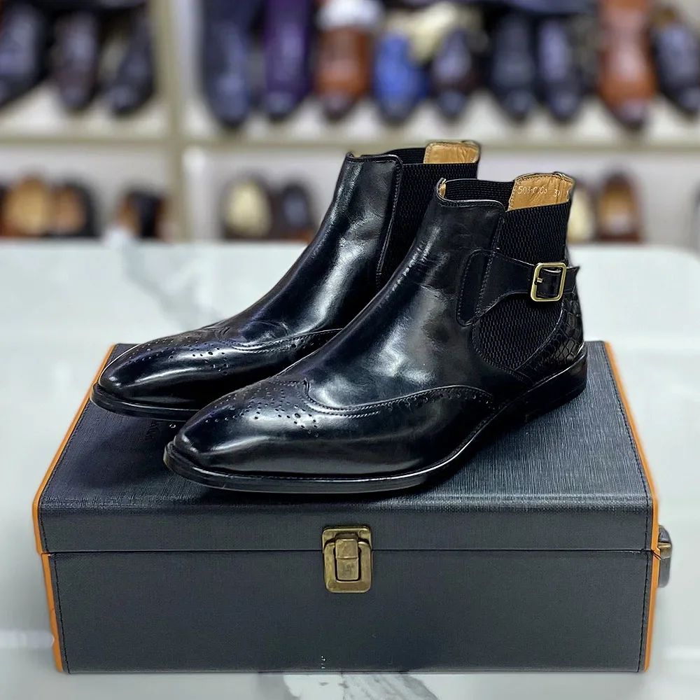 Stivaletti da uomo in vera pel - Leather Classic Strap recensione e prezzo