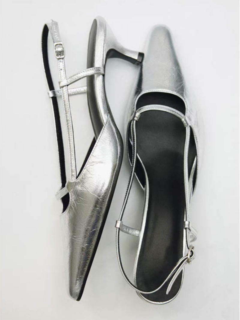 Slingback da donna Punta a pun - Leather Classic Strap recensione e prezzo